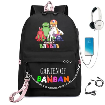 Garten z Banban Triedy Záhrada Hry Základných a stredných Škôl Školský batoh detský Batoh USB Školské tašky