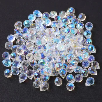 10/20/30PCS Lesklé Voľné Dištančné Korálky Tvárou AB Austrian Crystal Glass Remesiel Šperky DIY Náhrdelníky Náušnice Náramok Príslušenstvo