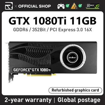 JIESHUO GTX 1080TI 11 G Grafická Karta Pre GDDR5X GPU HDMI 1.4 1 x Podpora Počítač GPU GTX1080 TI Hra Ťažba grafická Karta Ploche