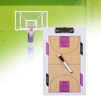 Basketbal Koučovanie Dosky Rozhodca s 1 Marker Pero Športové Príslušenstvo Výučby Asistent Profesionálnych Trénerov Značku Tabuľa