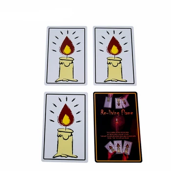Zábava Opätovným Zapálením Sviečky Karty, Magické Triky, Re-Obývacia Plameň Karty Zblízka Street Magic Rekvizity Ilúzie Elementary Meditation Komédia Príslušenstvo