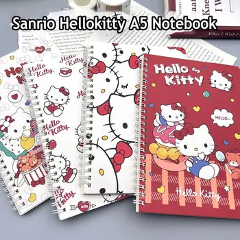 Sanrioed Hellokittys A5 Zvitku Knihy, Školské Potreby Cartoon Notebook Študent Účet Knihy Zahustiť Študent Stationery Office Darček