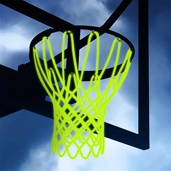 50 CM Štandardný svetelný basketbal čisté, zelené fluorescenčné basketbal čistá, samostatne svietiace detí basketbal rám čistý 1PC