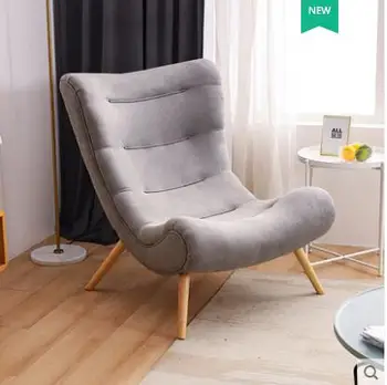 Jediný človek, pohovka kreslo Nordic moderné zmluvne slimák stoličky handričkou umenie spálňa voľný čas stoličky svetlo luxusné balkón lenivý človek s