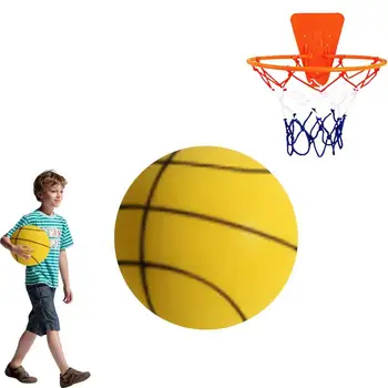 Vnútorné Basketbal Mäkké Basketbalovú Loptu Lopta Školenia Vysokou Hustotou, Mäkké Penové Lopty Stlmiť Basketbal Pre Deti, Dospievajúci, Dospelí Hra