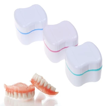 Protézy Falošné Zuby Úložný Box Prípade Filter Obrazovky Stomatologické Zariadenie