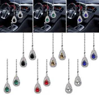 Darček Kamienkami Diamond Interiéru Vozidla Závesné Dekorácie Auto Príslušenstvo Crystal Prívesok Spätné Zrkadlo Ozdoby
