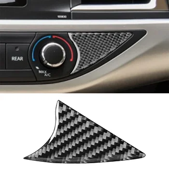 pre Toyota Highlander 2015-2018, klimatizácia, Prepínač Dekorácie Kryt Kotúča, Výbava Vozidla Interiérové Doplnky Carbon Fiber