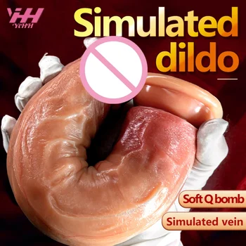 Veľké Dildo Realistického Obrie Dildo s Prísavkou Zadok Plug, Mäkké Penis Sexuálne Hračky pre Ženy, Dospelých Sex Shop 18 Dobrý Sex Produkty