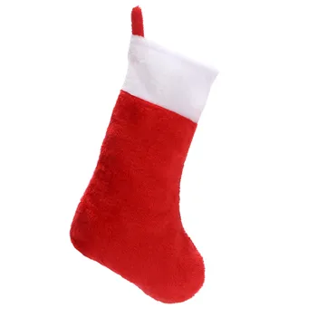2024 Vianočné Pančuchy Plyšové Biele Putá Visí Ponožky Osobné Darčeková Taška Osadenie Dekorácie Sezóny Krb Dekor