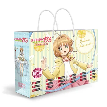 Anime Cardcaptor Sakura Šťastie Taška DIY Hračka Pohľadnicu Odznak Plagát Záložku Darčeková Taška Fanúšikov Kolekcie Darček