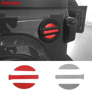 Sansour Auto Plynu Palivovej Nádrže Spp Dekorácie Kryt Výbava Nálepky na Jeep Wrangler JL 2018 Až Vonkajšie Príslušenstvo Auto Styling