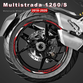 Motocykel Kolesa Nálepky Vodotesný pre Ducati Multistrada 1260S Príslušenstvo Multistrada 1200 1260 S 1200S na roky 2010-2020 Rim Odtlačkový