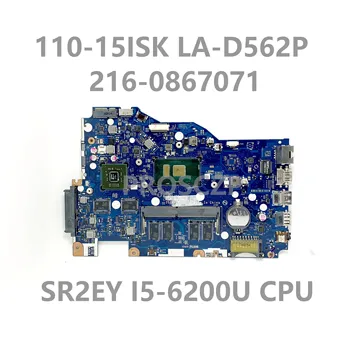Doske BIWP4/P5 LA-D562P Pre Lenovo IdeaPad 110-15ISK Notebook Doske 216-0867071 S SR2EY I5-6200U CPU 100% Plnej Testované