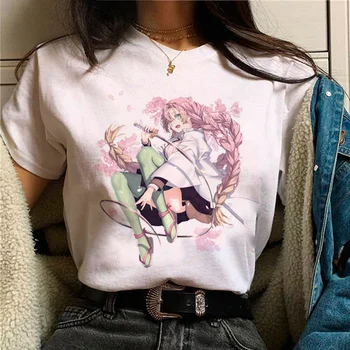 Mitsuri t-shirts ženy manga harajuku letné tričko žena zábavné dizajnér harajuku oblečenie