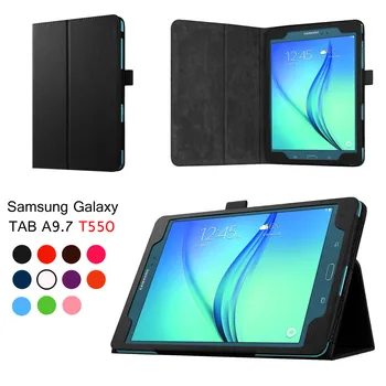 Viviration Čierny Kryt puzdro Pre Samsung Galaxy Tab 9,7