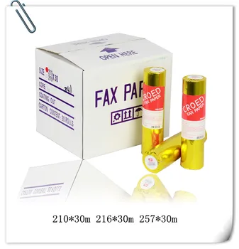 2015 Nové Produkty, Veľkoobchodné Dodávky Vysoko Kvalitných Office Typ Tepelnej Fax Papier 210*30 Roll Fax A4 Papier