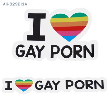 Som Rád, Gay Porno Sex lesbičiek, homosexuálov, Lesbičiek Funny Auto Nárazníka Vinylové Nálepky Požičovňa Nálepky