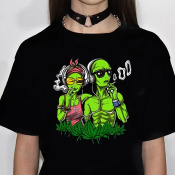 Magické Huby Cudzie Psychedelic tričko ženy anime top funny girl dizajnér anime grafické oblečenie
