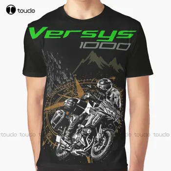 Motorkári, Moto, Motocykle Versys 1000 2021 Grafické T-Shirt Vlastné Aldult Teen Unisex Digitálna Tlač Tee Košele Vlastný Darček