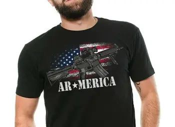 Merica Epické USA Vlasteneckej Americká Strana Patriot T-Shirt Mužov USA AR Merica Tričko