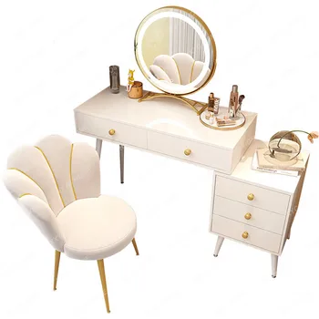 Masívneho Dreva Bielizníka Nové Svetlo Luxusné Doplnky, Spálne Moderný Jednoduchý Malý Byt Jednoduchý Stôl Make-Up Tabuľky Jeden