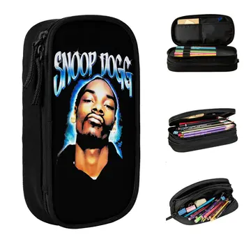 Snoop Dogg peračník Módne Rap Vinatge 90. rokov Držiak na Pero Taška Dievča, Chlapec, Veľká Kapacita Školské pomôcky Kozmetické Pencilcases